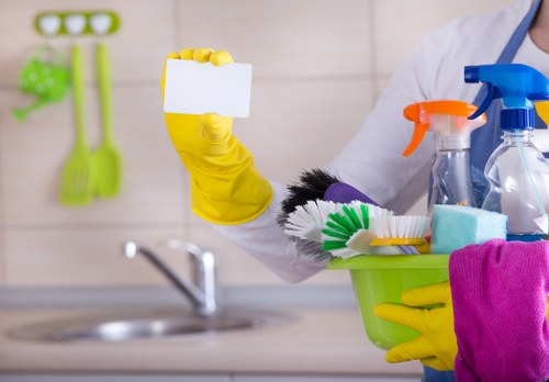 Professional cleaner representing insurance-backed safety standards