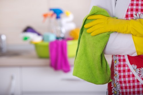 Fabric sofa cleaning in a Canary Wharf commercial property