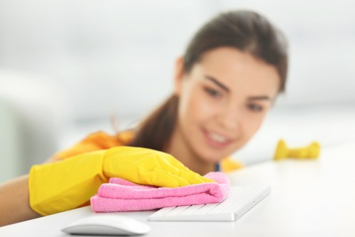 Careful stain treatment for modern apartment interiors in Canary Wharf